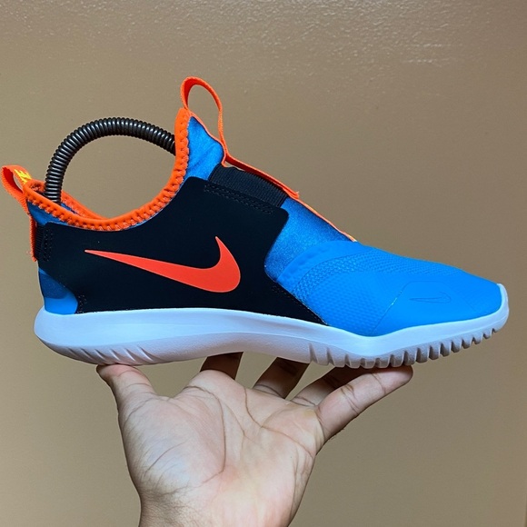 Nike Flex Runner “Blue Black Yellow Infrared” Women’s Running Sneakers” Size 7.5 - Picture 14 of 16